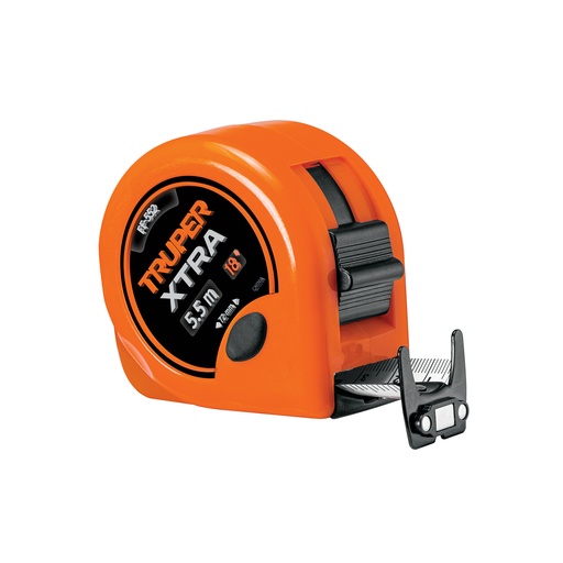 [T15385] Flexómetro XTRA 5.5 m cinta extra ancha 28 mm, Truper - Pag 206