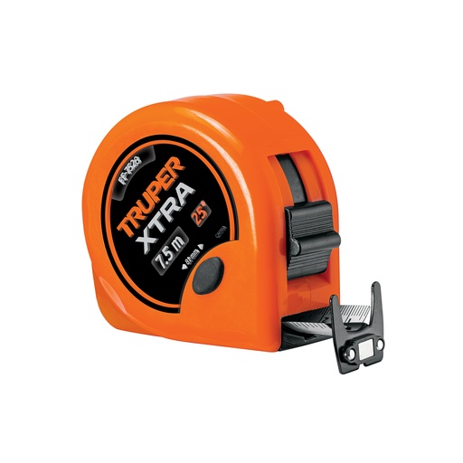 [T15025] Flexómetro XTRA 7.5 m cinta extra ancha 28 mm, Truper - Pag 206