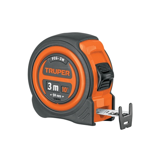 [T12771] Flexómetro compacto contra impactos 3 m cinta 16 mm, Truper - Pag 206
