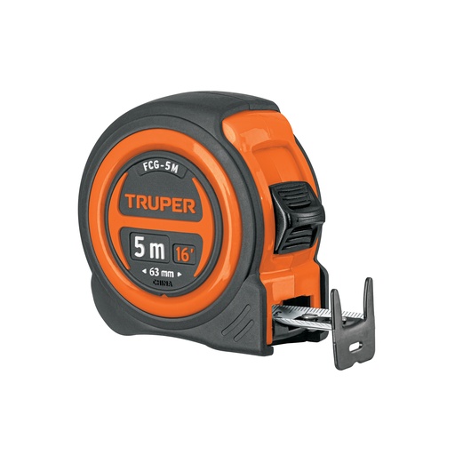 [T12772] Flexómetro compacto contra impactos 5 m cinta 19 mm, Truper - Pag 206