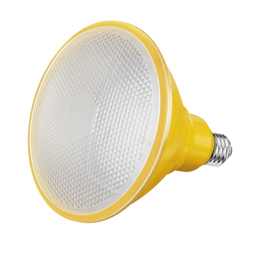[A122244] Foco LED PAR 38 12W Amarillo IP65, caja color