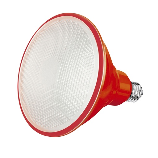 [A122242] Foco LED PAR 38 12W Rojo IP65, caja color
