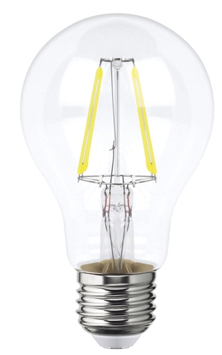 [A115592] Foco LED filamentos A19 4W luz calida, caja color