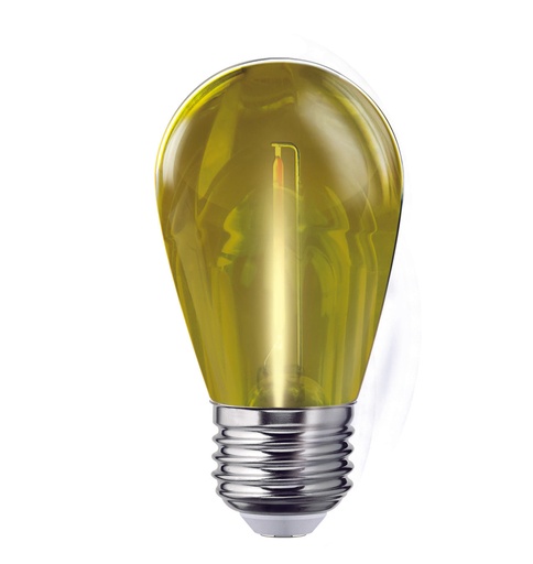 [A122216] Foco Led Color S14 1W, Amarillo