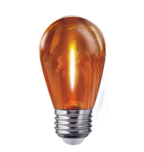 [A122218] Foco Led Color S14 1W, Naranja