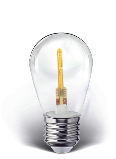 [A122281] Foco Led Flash Filament Color S14 1W, Blanco 6500k