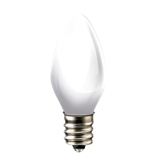 [A122251] Foco Led Vela Color Sólido, Blanco, 0.5W, 2700K, 2PACK