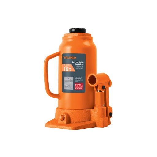 [T14820] Gato hidráulico de botella de 16 Ton, Truper - Pag 216