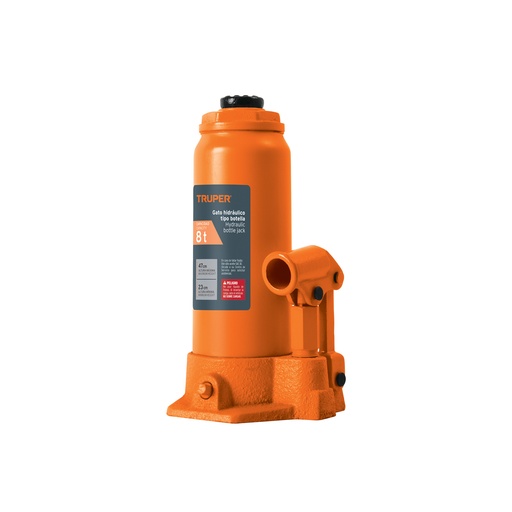 [T14816] Gato hidráulico de botella de 8 Ton, Truper - Pag 216