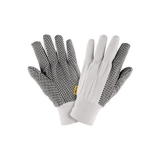 [T20330] Guantes de algodón con puntos PVC en palma, unitalla, Pretul - Pag 447