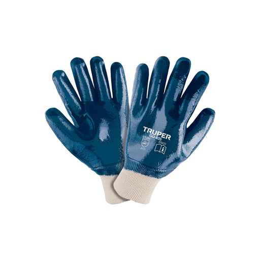 [T15244] Guantes de algodón recubiertos de nitrilo puño tejido,Truper - Pag 449