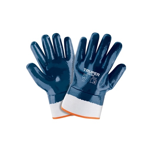 [T15245] Guantes de algodón recubiertos de nitrilo, puño seguridad - Pag 449