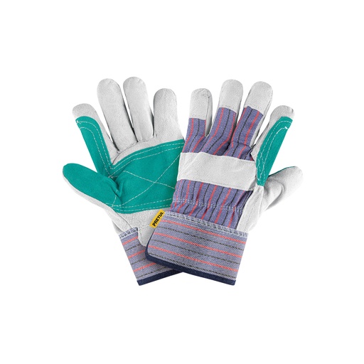 [T29977] Guantes de carnaza y loneta con refuerzo, unitalla, Pretul - Pag 447