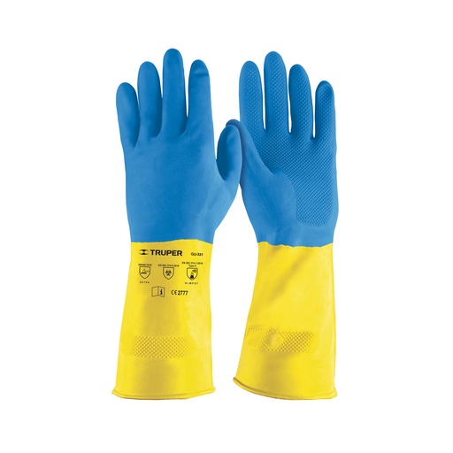 [T13297] Guantes de látex reforzados para limpieza, chicos, Truper - Pag 450, 804