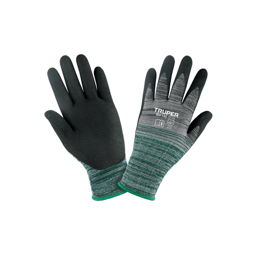 [T17064] Guantes de nylon recubiertos de nitrilo arenoso, M, Truper - Pag 449