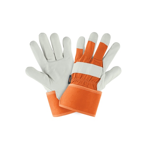 [T17051] Guantes de piel de res y dorso de loneta, Truper - Pag 446