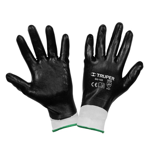 [T18027] Guantes de poliéster con recubrimiento de nitrilo, G, Truper - Pag 449