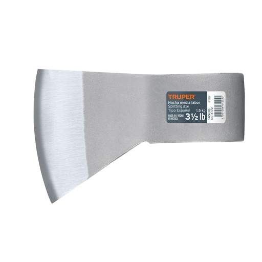 [T14988] Hacha tipo español media labor 3-1/2 lb sin mango, Truper - Pag 225
