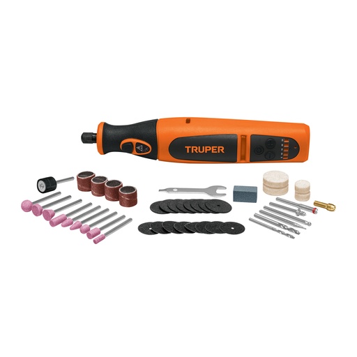 [T102271] Herramienta rotativa inalámbrica 7.2 V, profesional, Truper - Pag 334