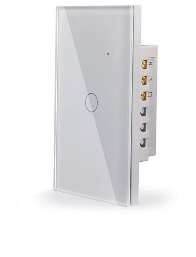 [A124901] Interruptor apagador inteligente Wifi, 1 apagador