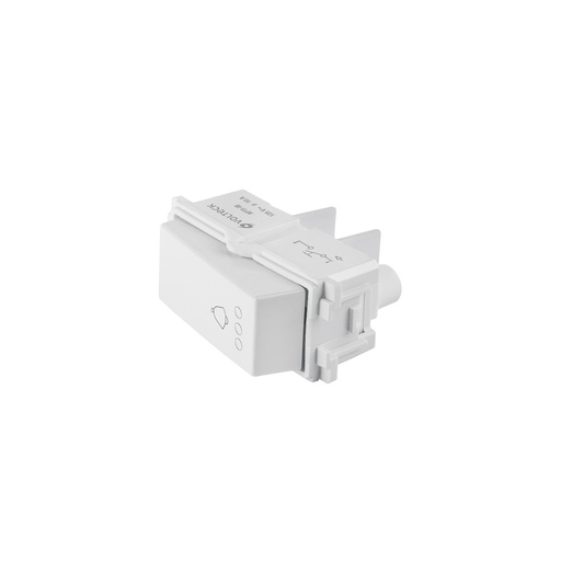 [T48139] Interruptor para timbre, línea Italiana, color blanco - Pag 520