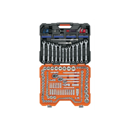 [T12894] Juego 199 herramientas 1/4', 3/8' y 1/2' std y mm p/mecánico - Pag 240