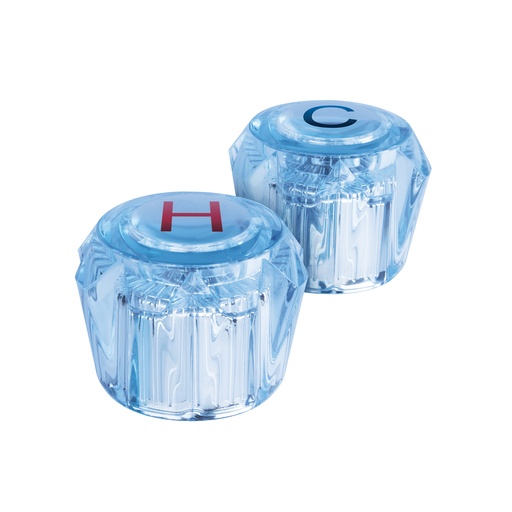 [T49456] Juego 2 manerales acrílico azul p/lavabo y fregadero, Basic - Pag 621
