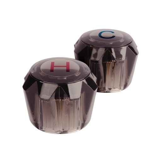[T49458] Juego 2 manerales acrílico humo p/lavabo y fregadero, Basic - Pag 621