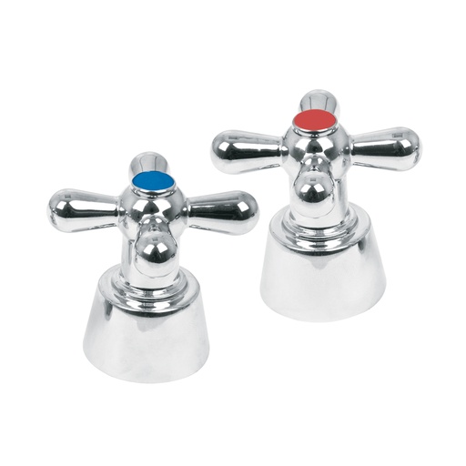 [T49780] Juego 2 manerales cruceta para lavabo, Foset Aqua - Pag 629