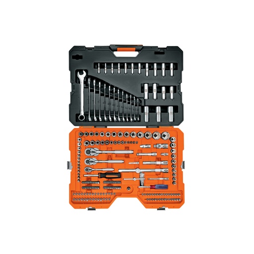 [T15695] Juego 210 herramientas 1/4', 3/8' y 1/2' std y mm p/mecánico - Pag 240