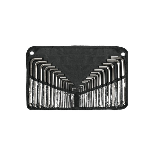 [T15562] Juego 30 llaves allen largas std y mm punta bola, estuche - Pag 280