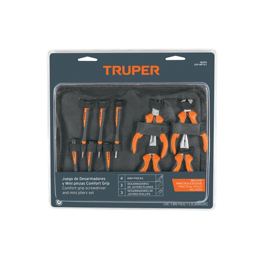 [T18200] Juego 6 desarmadores de joyero y 4 mini pinzas Comfort Grip - Pag 406