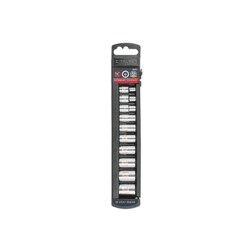 [T14165] Juego de 10 dados cuadro 1/4' std, Truper - Pag 150