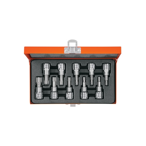 [T13976] Juego de 10 dados cuadro 3/8' punta torx, estuche metálico - Pag 151