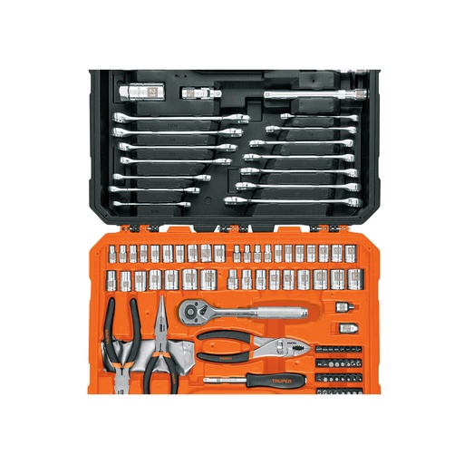 [T17090] Juego de 119 herramientas 1/4' y 3/8' mixtas para mecánico - Pag 241