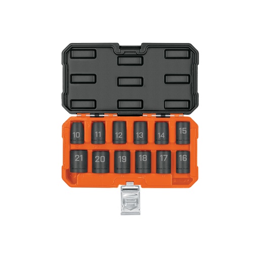 [T100944] Juego de 12 dados de impacto cuadro 1/2', 6 puntas mm - Pag 162