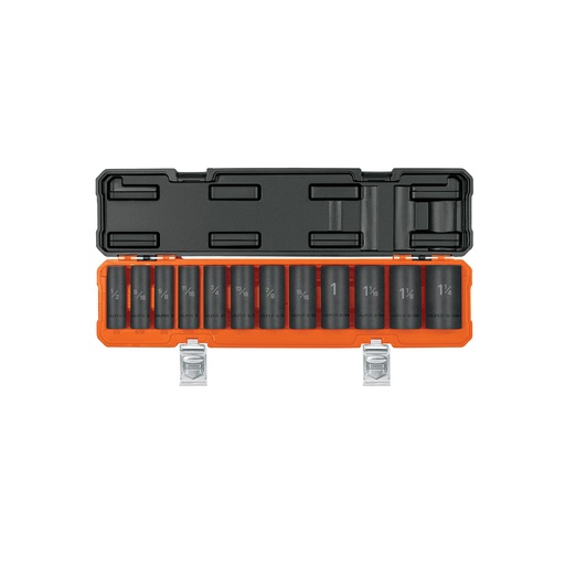 [T100945] Juego de 12 dados largos cuadro 1/2' de impacto 6 puntas std - Pag 162