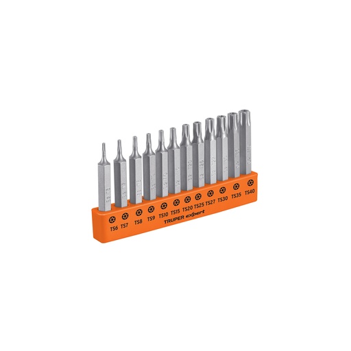 [T101675] Juego de 12 puntas torx combinadas c/seguro largo 2', Expert - Pag 426