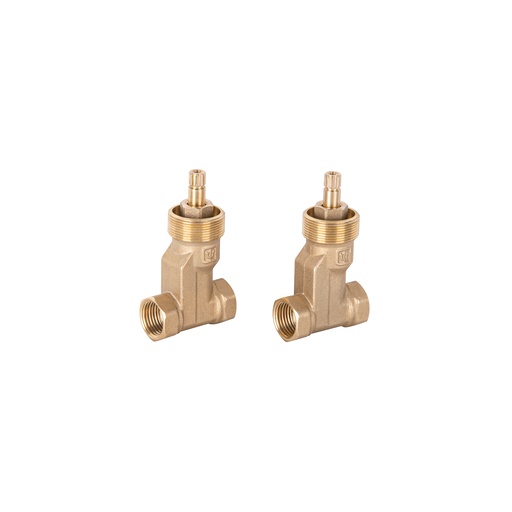 [T49802] Juego de 2 llaves de empotrar roscables, Foset Basic - Pag 622, 630, 640