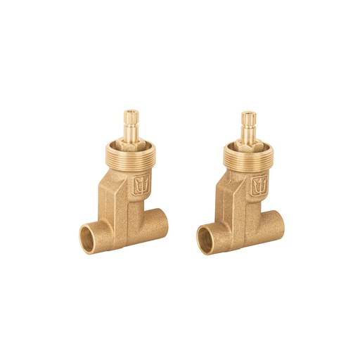 [T49803] Juego de 2 llaves de empotrar soldables, Foset Basic - Pag 622, 630, 640