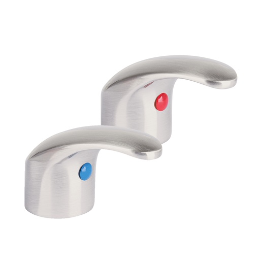 [T45715] Juego de 2 manerales de palanca para lavabo, satín, Aqua - Pag 629