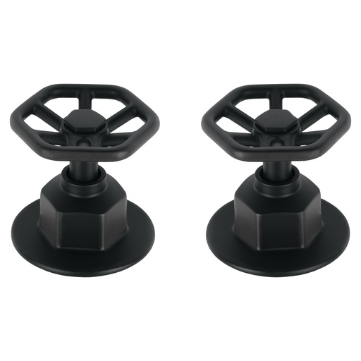 [T46880] Juego de 2 manerales para regadera, volante, negro, Tubig - Pag 641