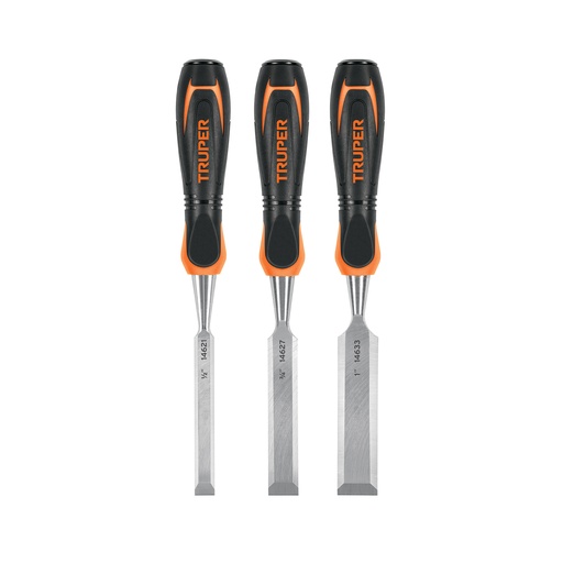 [T17759] Juego de 3 formones mango Comfort Grip, Truper - Pag 214