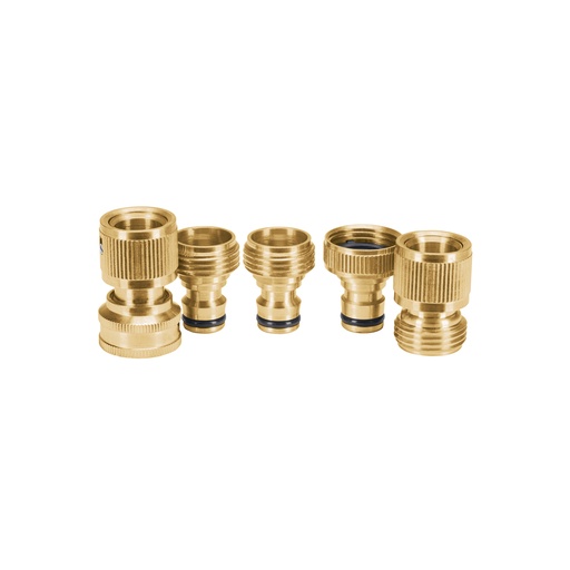 [T101600] Juego de 5 conectores 3/4' rápidos de latón, sistema click - Pag 237