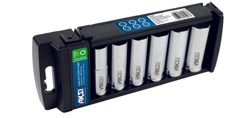 [A127632] Juego de 6 dados largos mm cuadro 1/2"
