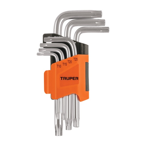 [T15552] Juego de 7 llaves torx con organizador, Truper - Pag 282
