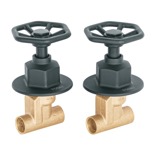 [T46788] Juego manerales redondos, soldables p/regadera, negro, Foset - Pag 640