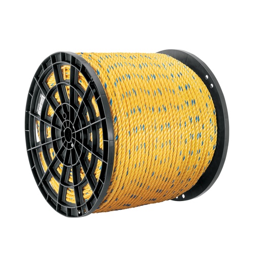 [T44489] Kilo de cuerda amarilla de polipropileno 13 mm, rollo 30 kg - Pag 742