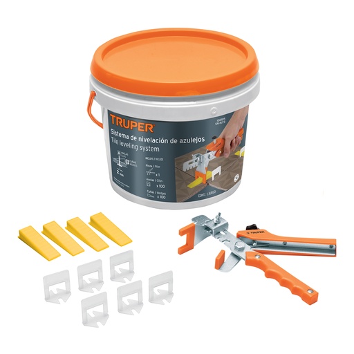 [T100515] Kit con 3 piezas de nivelación para azulejos, Truper - Pag 142