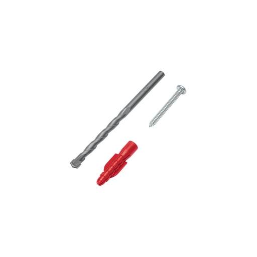 [T40159] Kit de 20 taquetes 1/4' con pijas #8 y 1 broca 1/4', Fiero - Pag 757
